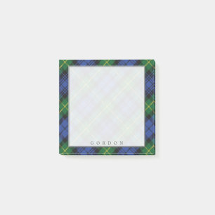 Notas Post-it® Tartan del Clan Gordon Escocés Regio