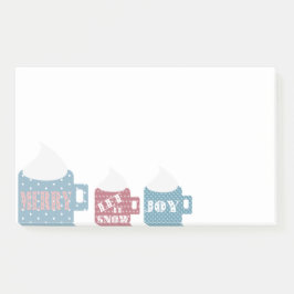Notas Post-it® Taza de campamento de chocolate caliente personali