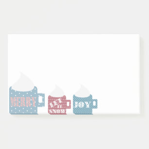 Notas Post-it® Taza de campamento de chocolate caliente personali