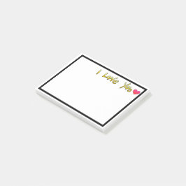 Notas Post-it® Te amo
