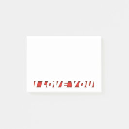 Notas Post-it® Te amo