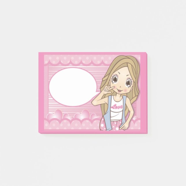 NOTAS POST-IT® TE AMO (Anverso)