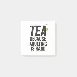 Notas Post-it® Té porque el adulto es difícil de entender