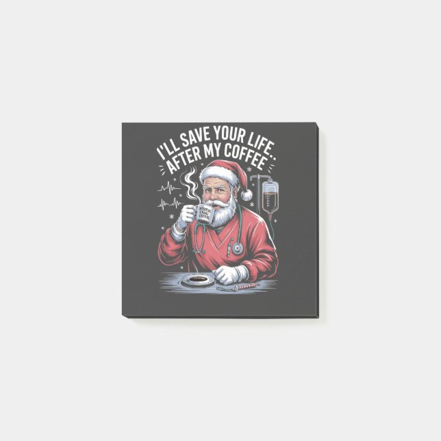 Notas Post-it® Te salvaré la vida después de mis Navidades del ca (Anverso)