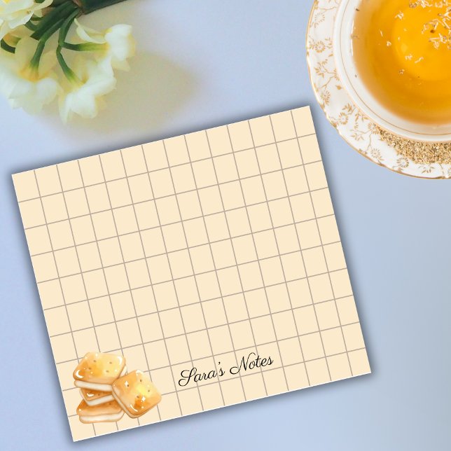 Notas Post-it® Tea Time Butter Biscuits – Personalized Grid Stick (Subido por el creador)