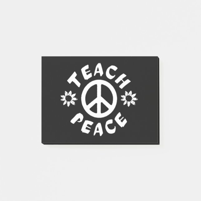 Notas Post-it® Teach Peace (Anverso)