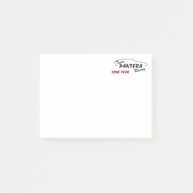 Notas Post-it® Team Pantera Racing Post-it® Notes (Anverso)