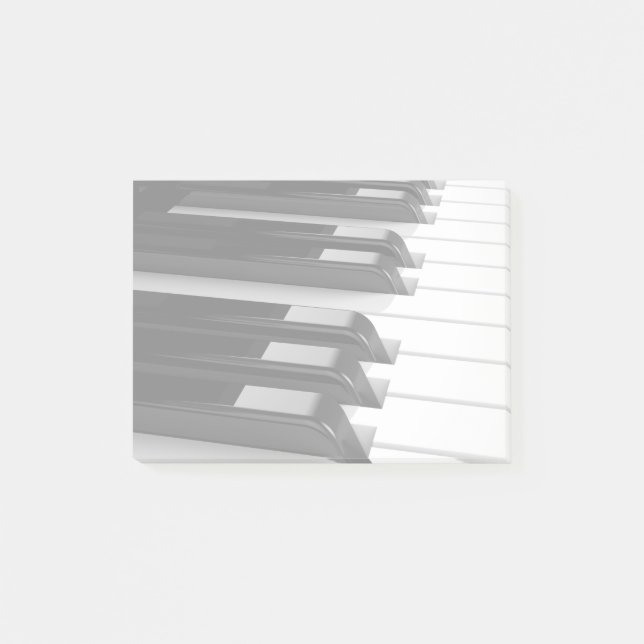 Notas Post-it® Teclado de piano (Anverso)