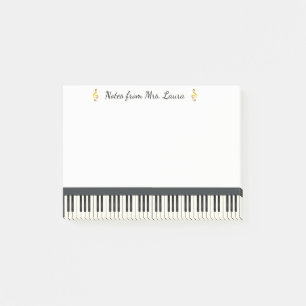 Notas Post-it® Teclado piano Instrumento musical oro para pianist