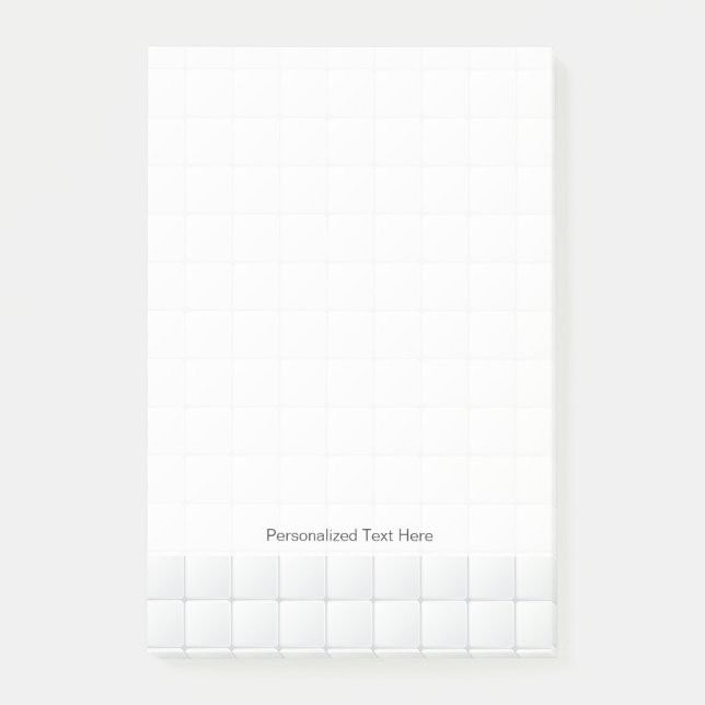 Notas Post-it® Teja blanca (Anverso)