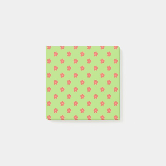 Notas Post-it® Tejido floral delgado (Anverso)
