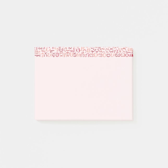 Notas Post-it® Telugu (Anverso)