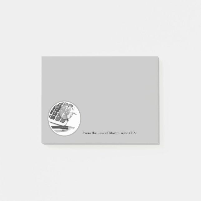 Notas Post-it® Tema Contable CPA (Anverso)