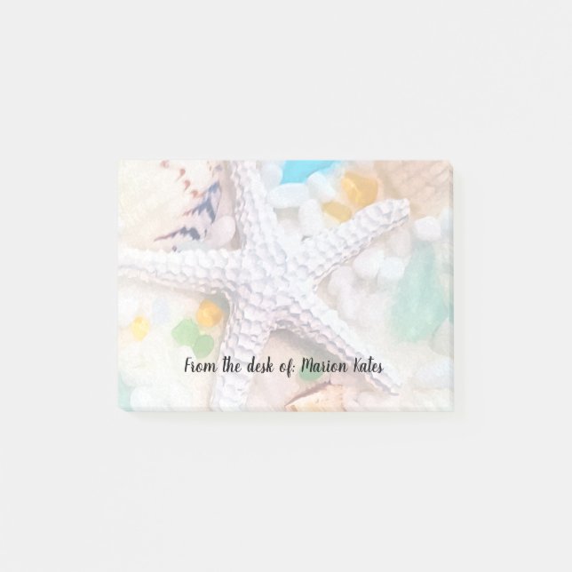 Notas Post-it® Tema de Coastal de la playa (Anverso)