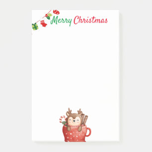 Notas Post-it® Tema de los Navidades personalizados