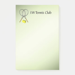 Notas Post-it® Tema de tenis personalizado