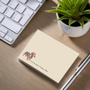 Notas Post-it® Tema mascota Raza de perro Dachshund