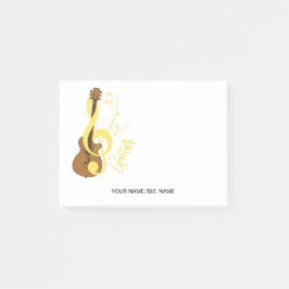 Notas Post-it® Tema musical de guitarra