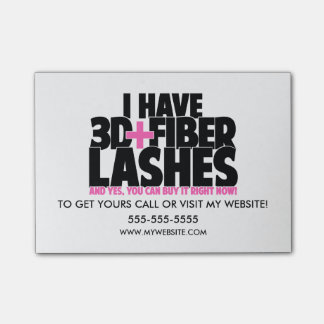 Notas Post-it® Tengo 3d + Latigazos de la fibra