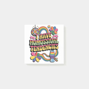Notas Post-it® Tengo Tendencias Homosexuales Mes del Orgullo LGBT