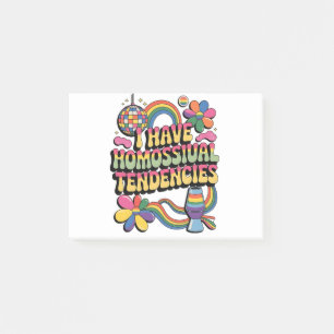 Notas Post-it® Tengo Tendencias Homosexuales Mes del Orgullo LGBT