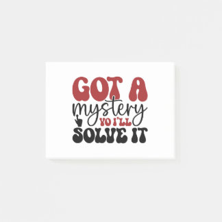 Notas Post-it® Tengo un misterio que voy a resolver