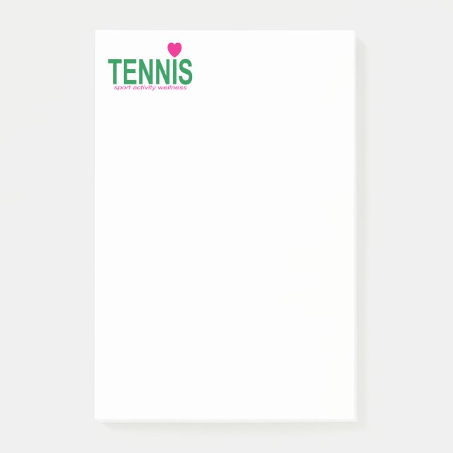 Notas Post-it® Tenis (Anverso)
