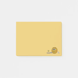 Notas Post-it® tenis practicante del Emoticon del estilo 3d