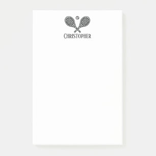 Notas Post-it® Tenis sencillo y personalizado