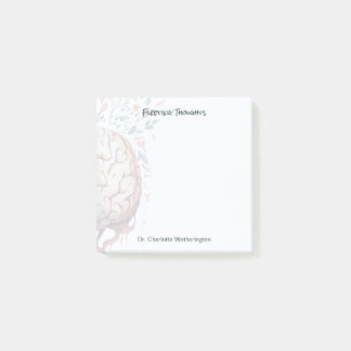 Notas Post-it® Terapeuta Floral del Cerebro Pensamientos Fugaces