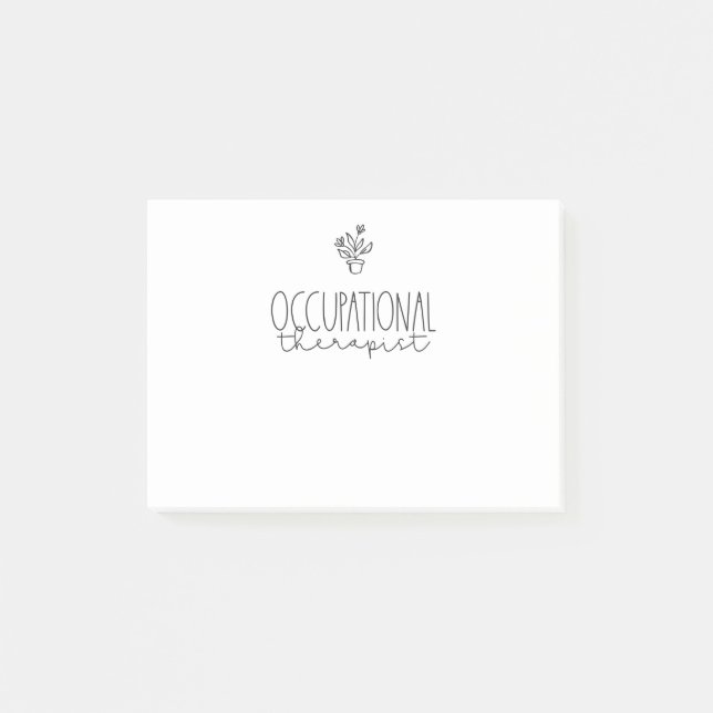 Notas Post-it® Terapia ocupacional (Anverso)