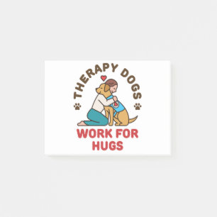 Notas Post-it® Terapia: Perros trabajan para el equipo de manejo 