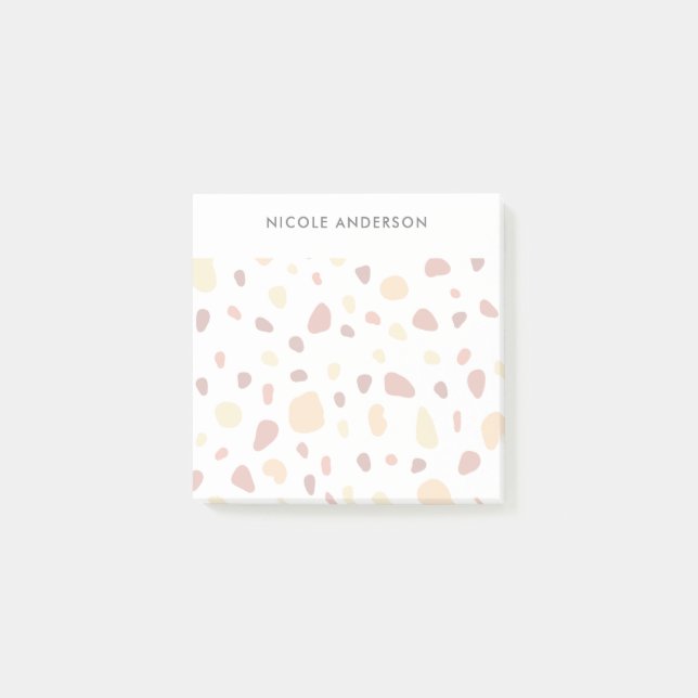 Notas Post-it® Terracota Naranja amarilla personalizada (Anverso)