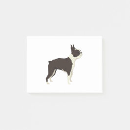 Notas Post-it® Terrier de Boston