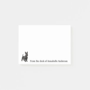 Notas Post-it® Terrier Escocés Personalizado