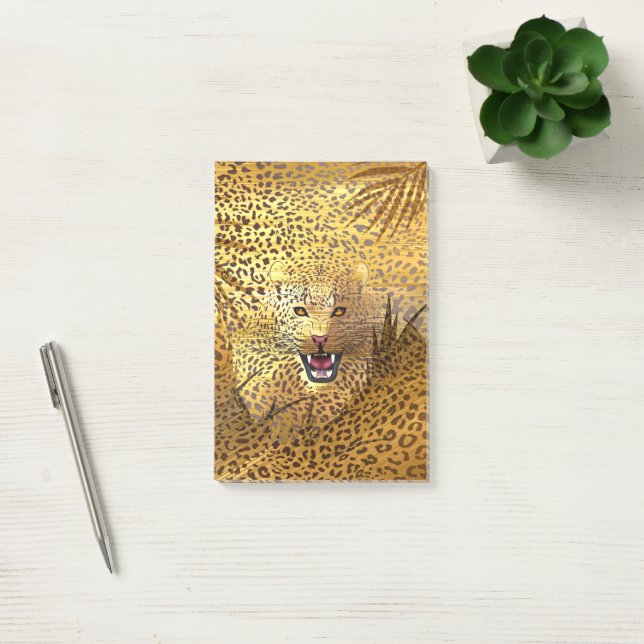 Notas Post-it® Territorio leopardo 1 (Oficina)
