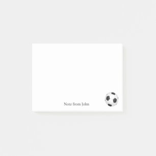 Notas Post-it® Texto conocido de encargo del tema del deporte del