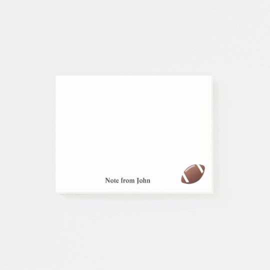 Notas Post-it® Texto conocido de encargo del tema del deporte del