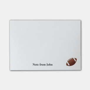 Notas Post-it® Texto conocido de encargo del tema del deporte del