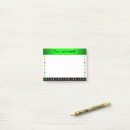 Notas Post-it® texto personalizado varias arañas brillantes