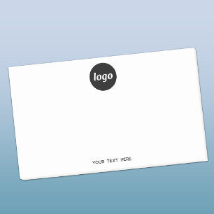 Notas Post-it® Texto simple de logotipo Promocional empresarial
