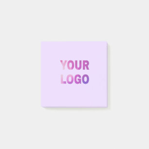 Notas Post-it® texto simple mínimo agregue su logotipo/diseño aqu