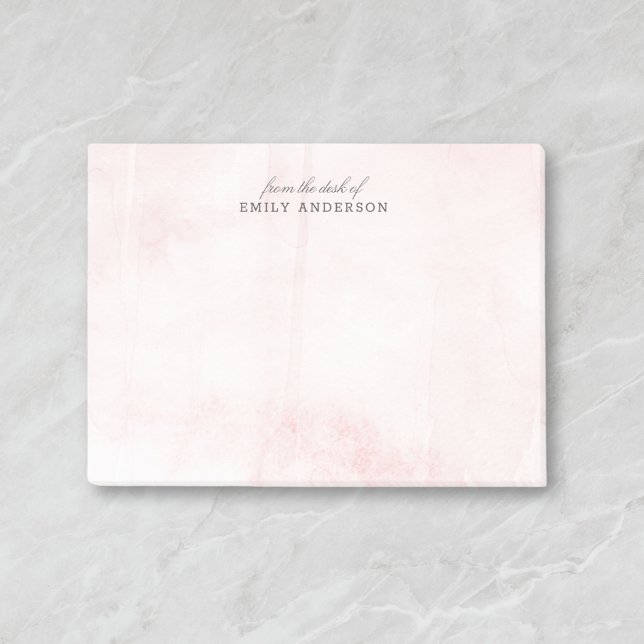 Notas Post-it® Textura color de agua rosa de la mesa de (Subido por el creador)