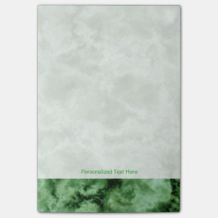Notas Post-it® Textura de mármol verde