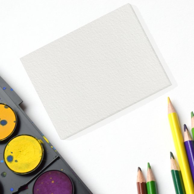 Notas Post-it® Textura de papel de acuarela en blanco (Subido por el creador)