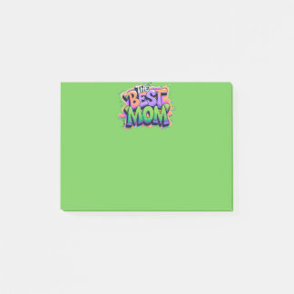 Notas Post-it® The best mom style graffiti