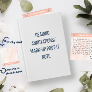 Notas Post-it® Theme Alert Acrylic Reading Annotation