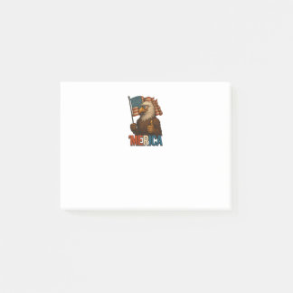 Notas Post-it® Thumbup Merica Eagle Funny y Patriótico