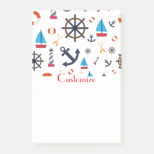 Notas Post-it® Thunder_Cove de tema náutico