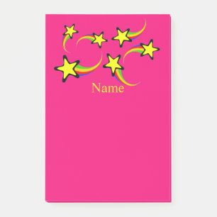 Notas Post-it® Thunder_Cove, estrellas de tiro arcoiris